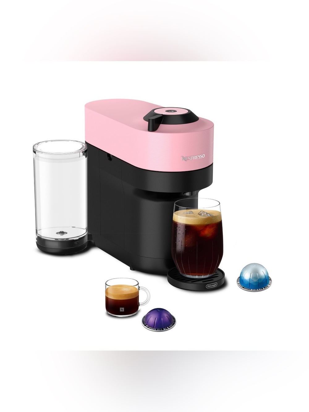 Nespresso Limited Edition Vertuo Pop + Pink Coffee and Espresso Machine